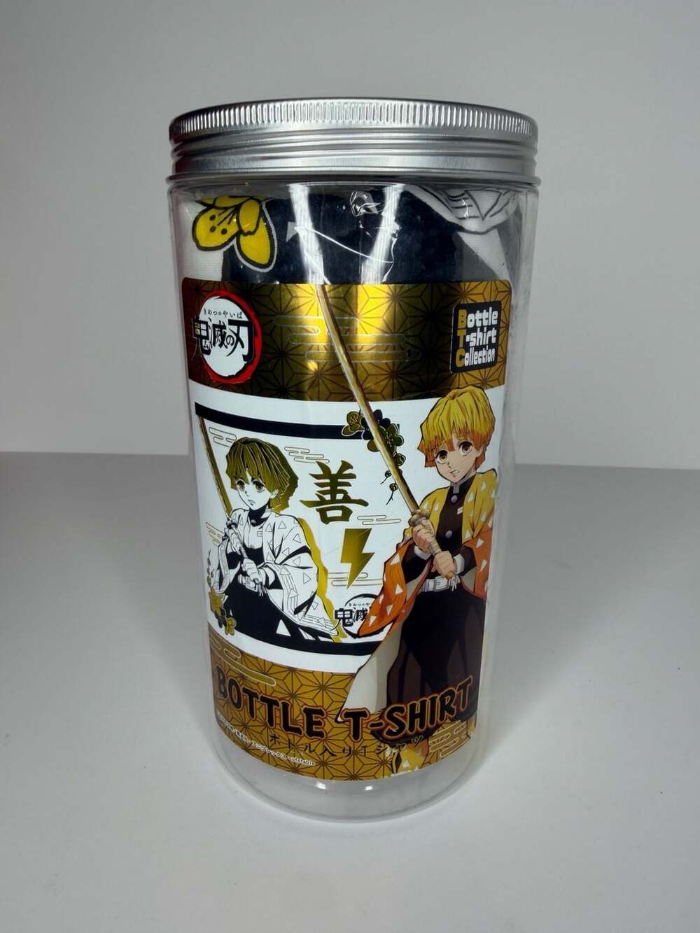 Demon Slayer Kimetsu no Yaiba Zenitsu Agatsuma Bottle T-Shirt Collection